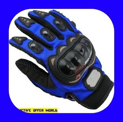 meenu arts New Premium Pro Biker Riding Gloves_299 Driving Gloves(Blue)