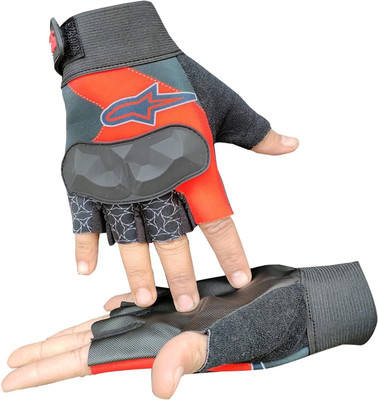 GymWar Full Finger Biking,Riding Gloves with for Men & Women Driving Gloves(Red)
