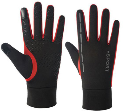 DreamPalace India Winter Riding Gloves Touch Screen Gloves For Outdoor Sports Riding Gloves(Red)