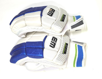 EM GT 5.0- RH Batting Gloves(White, Blue)