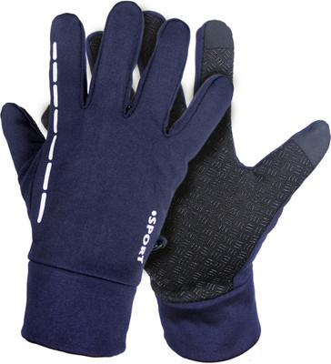 zaysoo Anti Slip Riding Gloves Touch Screen Friendly Gloves Riding Gloves (Blue) Riding Gloves(Navy)
