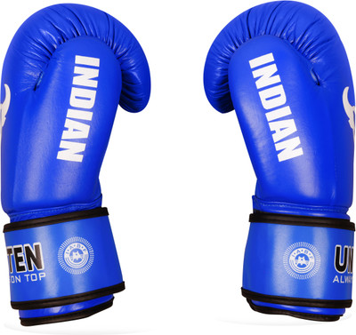 UNITEN Indian Amateur Contest Boxing Gloves Boxing Gloves(Blue)