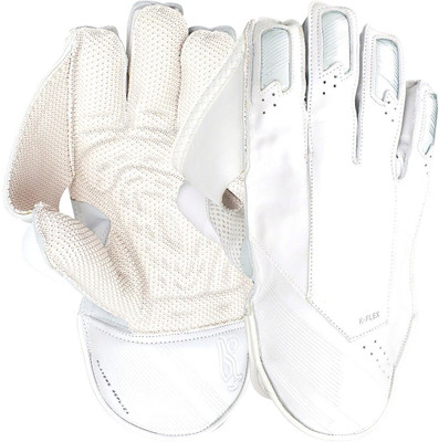 KOOKABURRA Players Replica - Youth- ( 13-17yrs) Wicket Keeping Gloves(White)