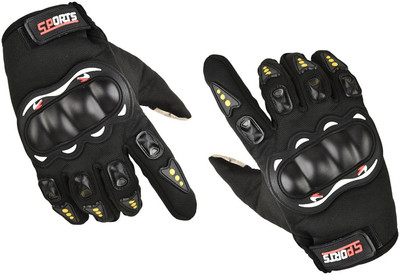 VOYARGE Men's Motorcycle Gloves Motocross Breathable Motorcycle Gloves-X31 Riding Gloves(Black)