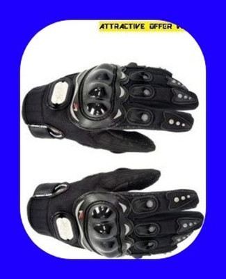 meenu arts New Premium Pro Biker Riding Gloves_15 Driving Gloves(Black)