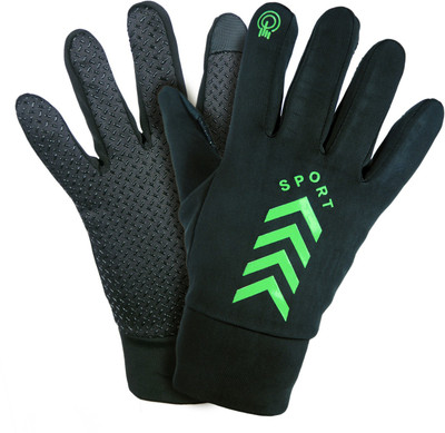 zaysoo Anti Slip Riding Gloves Touch Screen Friendly Gloves Riding Gloves Riding Gloves(Black, Green)