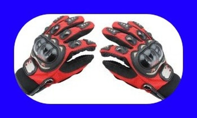 meenu arts New Premium Pro Biker Riding Gloves_291 Driving Gloves(Red, Black)