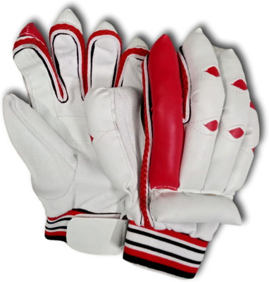 Sterling Men's Cricket Batting Gloves - Batting Gloves(Red, White)