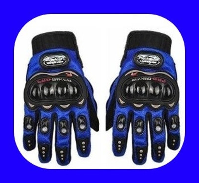 meenu arts New Premium Pro Biker Riding Gloves_799 Driving Gloves(Blue, Black)