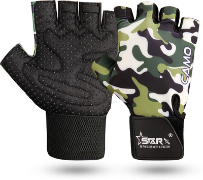 STARX Camo Pro Wrist Support Gym Gloves Army Green for Men and Women Gym & Fitness Gloves(camopro/army-green) deal from flipkart STARX Camo Pro Wrist Support Gym Gloves Army Green for Men and Women Gym & Fitness Gloves(camopro/army-green) deal from flipkart