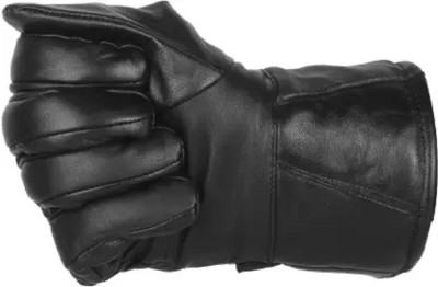 rituraj fashions Unisex Gloves Winter / Leather Waterproof / Snowboard Ski /Riding Gloves (Black Driving Gloves(Black)