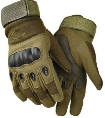MELZRON Full Finger Universal Fit Military Green Bike Riding Gloves for Men and Women Riding Gloves(Military Green)