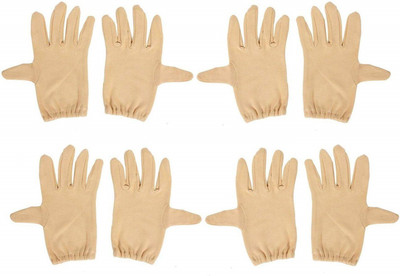 London Paree Biking & Driving Dust & Sun Protection Half Gloves Pack Of 4 Driving Gloves(Skin Half 4 set-02)