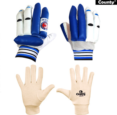 County Premium Quality Batting Gloves With Inner Gloves Batting Gloves(Multicolor)