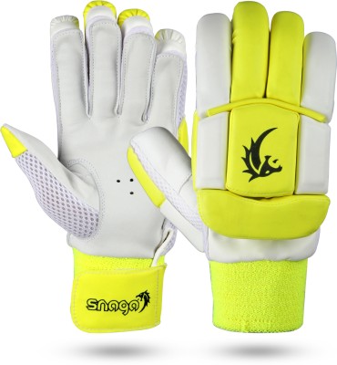 Snaga Star Batting Gloves Yellow For Boy Batting Gloves(Yellow)