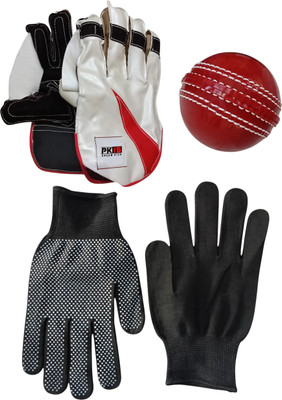 Garg Enterprises Combo Set 3 Product Wicket Keeping Gloves(Black)