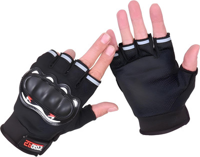 ShopiMoz Sports Gloves Comfortable & Super Grib with Softness Half Finger Riding Gloves Riding Gloves(Black)