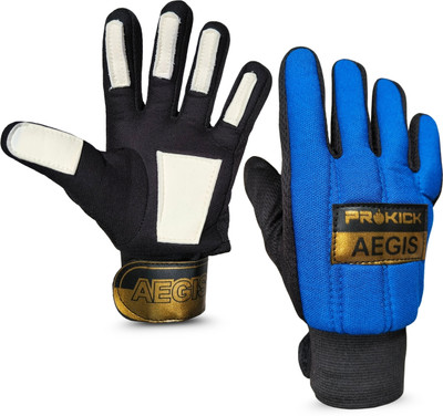 Prokick Aegis Football - Men's Goalkeeping Gloves(Black/Blue)