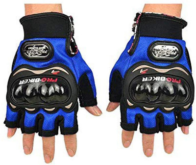 keycraze Motocross BREATHABLE FABRIC RIDING GLOVES FOR RIDERS,BIKERS Riding Gloves(Blue)