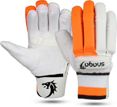 Snaga SCHOOL BATTING GLOVES ORANGE YRH Batting Gloves(Orange)