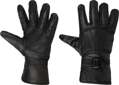 Romofy Riding Racing Bike Motorcycle Driving Gloves Warm Winter Gloves Riding Gloves(Black)