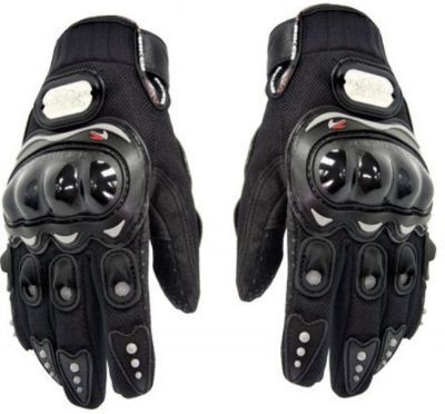 meenu arts Premium Pro Biker Riding Gloves_723 Riding Gloves(Black)