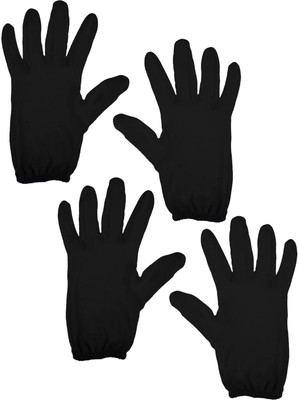 HOUSE OF COMMON Men & Women Cotton Hand Gloves for Sun burn Protection & Pollution Cycling Gloves(Black)