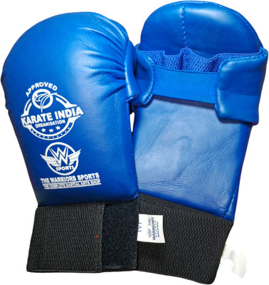 Dhaani Approved karate india organization Boxing Gloves(Blue)