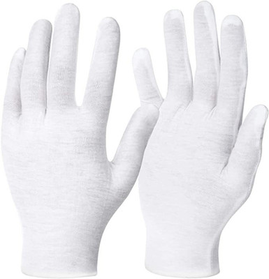 Pranavi Collection HG-WH-01 Riding Gloves(White)