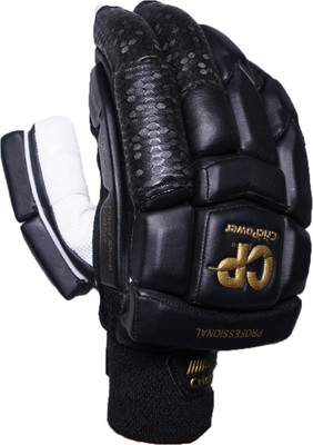 CricPower Professional Edition Black Levlon Batting Gloves(Black Left)