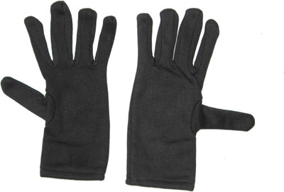 Okara Sun Rays Protection Cotton Hand Gloves For Summer (Pack Of 1) Driving Gloves(Black)