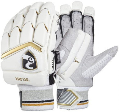 SG Hilite-White/Gold- Mens (17+)LH Batting Gloves(White, Gold)