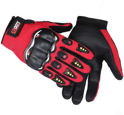 VOYARGE Gloves Equipment Cycling Riding Mountain Racing Full Finger Gloves-X36 Riding Gloves(Red)