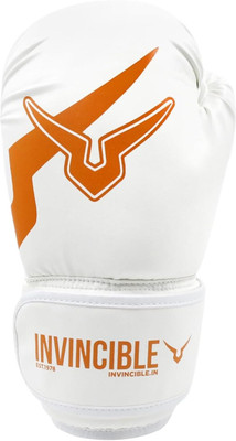 Invincible Solor Activated Ameteur Training Gloves Boxing Gloves(Orange)