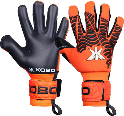 KOBO Football Goal Keeper Gloves Soccer Goalkeeping Gloves(Multicolor)