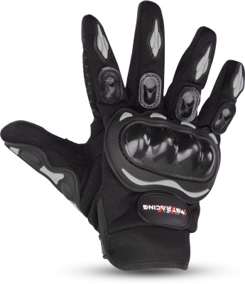 Steelbird GT-01 Full Finger Bike Riding Gloves with Touch Screen Sensitivity Riding Gloves(Black)