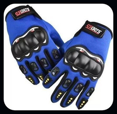 JAI SHRI Full Finger Riding Gloves_ Riding Gloves(Blue)