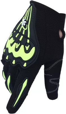 DreamPalace India Full Finger Touchscreen Riding Gloves for Men & Women Riding Gloves(Green)