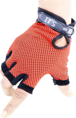 HOC Cycling Gloves Bicycle Non Slip Cycling Gloves(Red)