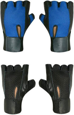RKSON GGGONEX 102 Combo black & blue NEWSFOR RIDERo Riding Gloves(Black & blue)