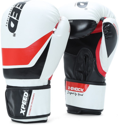 XpeeD PU Boxing Gloves for Punching Bag Boxing | Training | MMA | Sports Gloves Boxing Gloves(Red)
