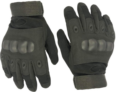 jydf Full Finger Bike Riding Gloves with Touch Screen Sensitivity, Protective Riding Gloves(Black)
