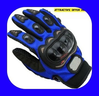 meenu arts New Premium Pro Biker Riding Gloves_756 Driving Gloves(Blue)