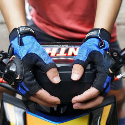 trakoz Professional Riding Gear Celestial Blue Driving Gloves(Celestial Blue)
