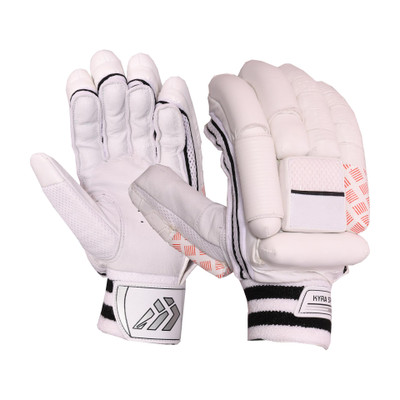 kyrasports Blast Batting Gloves(white red)