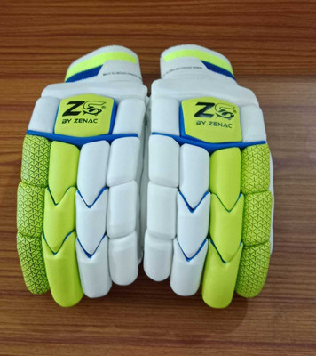 zenac sports club light new Batting Gloves(white & green)