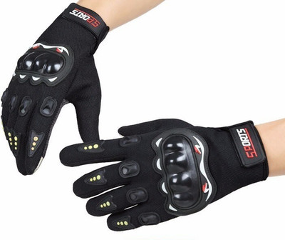 VOYARGE Motorcycle Gloves Non-slip Gloves Long Fingers-X45 Riding Gloves(Black)