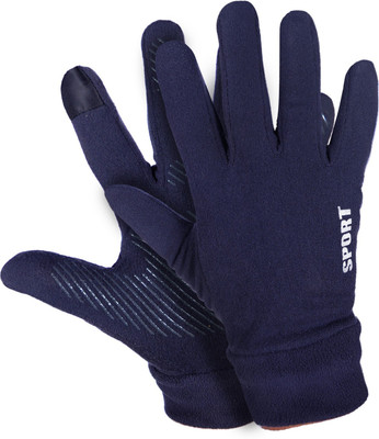 zaysoo Anti Slip Riding Gloves Touch Screen Friendly Gloves Riding Gloves (Blue) Riding Gloves(Blue)