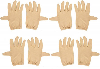 HOUSE OF COMMON Biking & Driving Dust & Sun Protection Half Gloves Pack Of 4 Driving Gloves(Skin Half 4 set-02)
