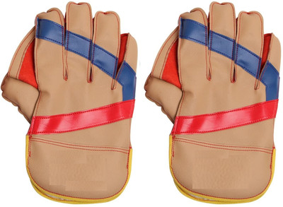 Goness Oripower Wicket Keeping Gloves, Leather Palm for Smooth Feel, for Youth/Mens Wicket Keeping Gloves(Brown)